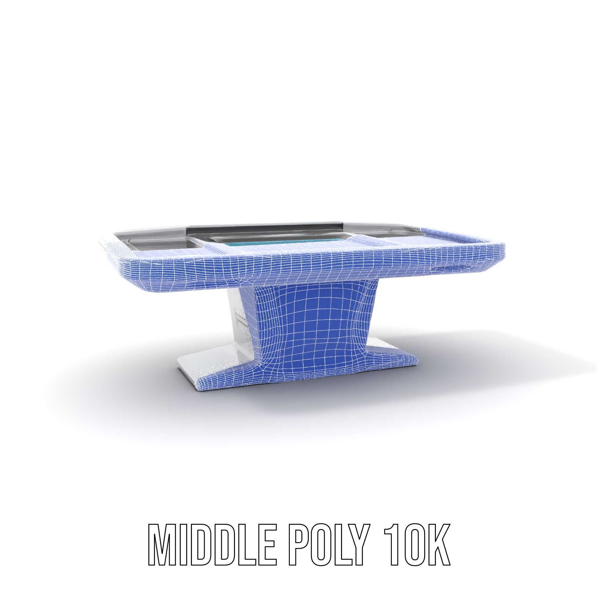 Futuristic Interactive Table Model Pack Low-poly 3D model_6