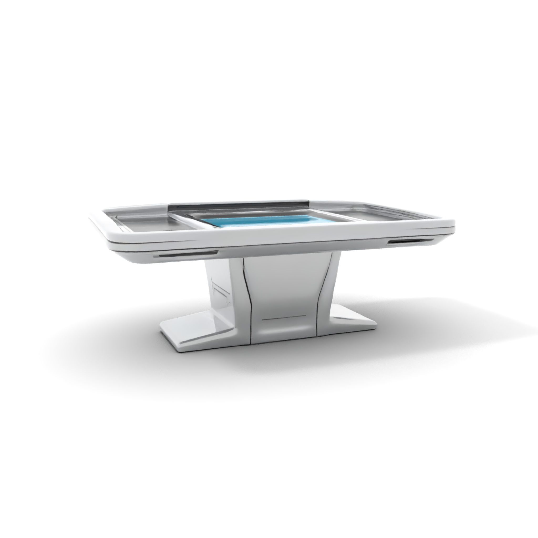 Futuristic Interactive Table Model Pack Low-poly 3D model_12