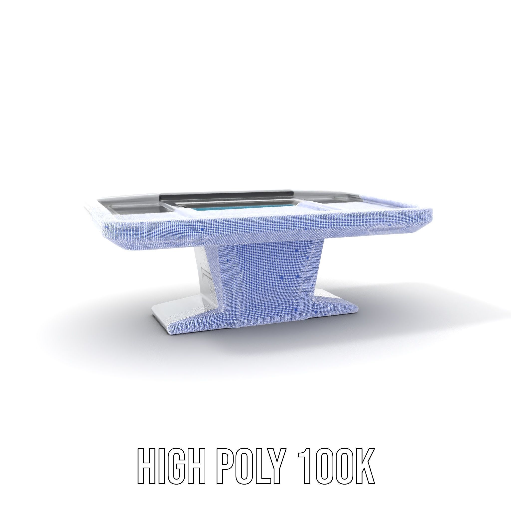 Futuristic Interactive Table Model Pack Low-poly 3D model_5