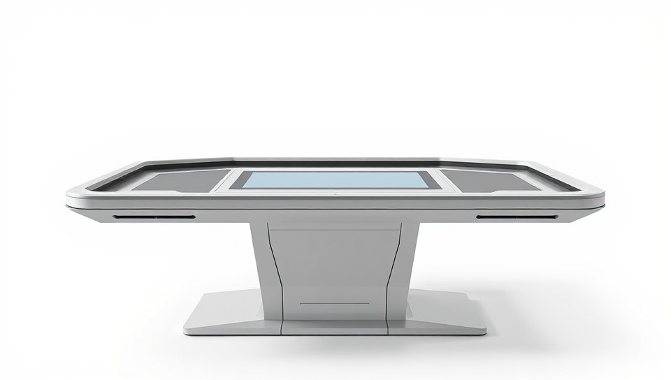 Futuristic Interactive Table Model Pack Low-poly 3D model_3