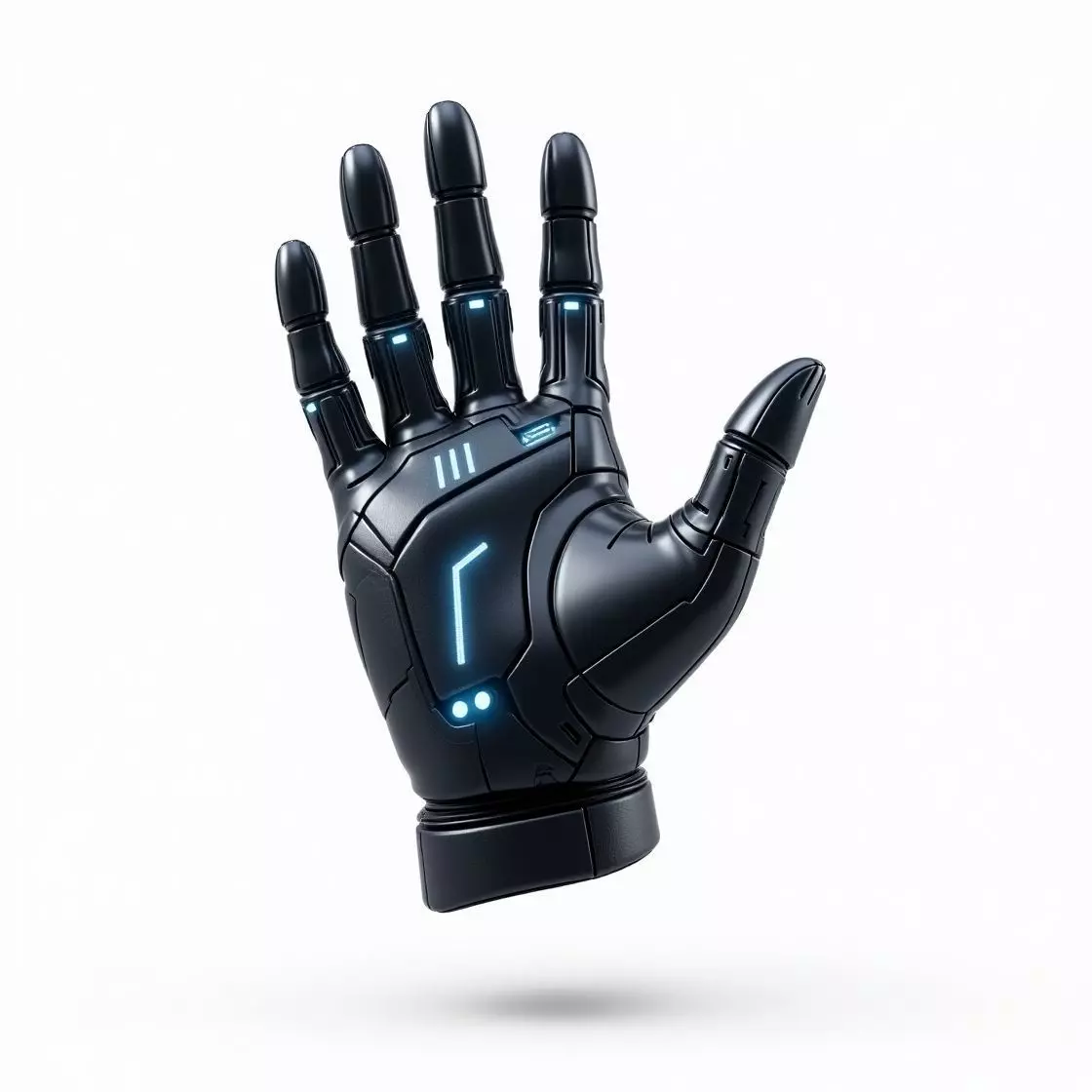 Futuristic Robot Hand 3D Model - Sci-Fi Cybernetic Glove Low-poly 3D model_0