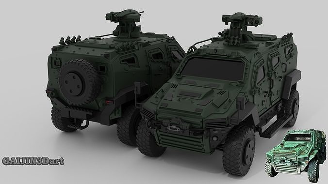 NMS 4x4 Tactical Vehicle 3D print model 3D print model