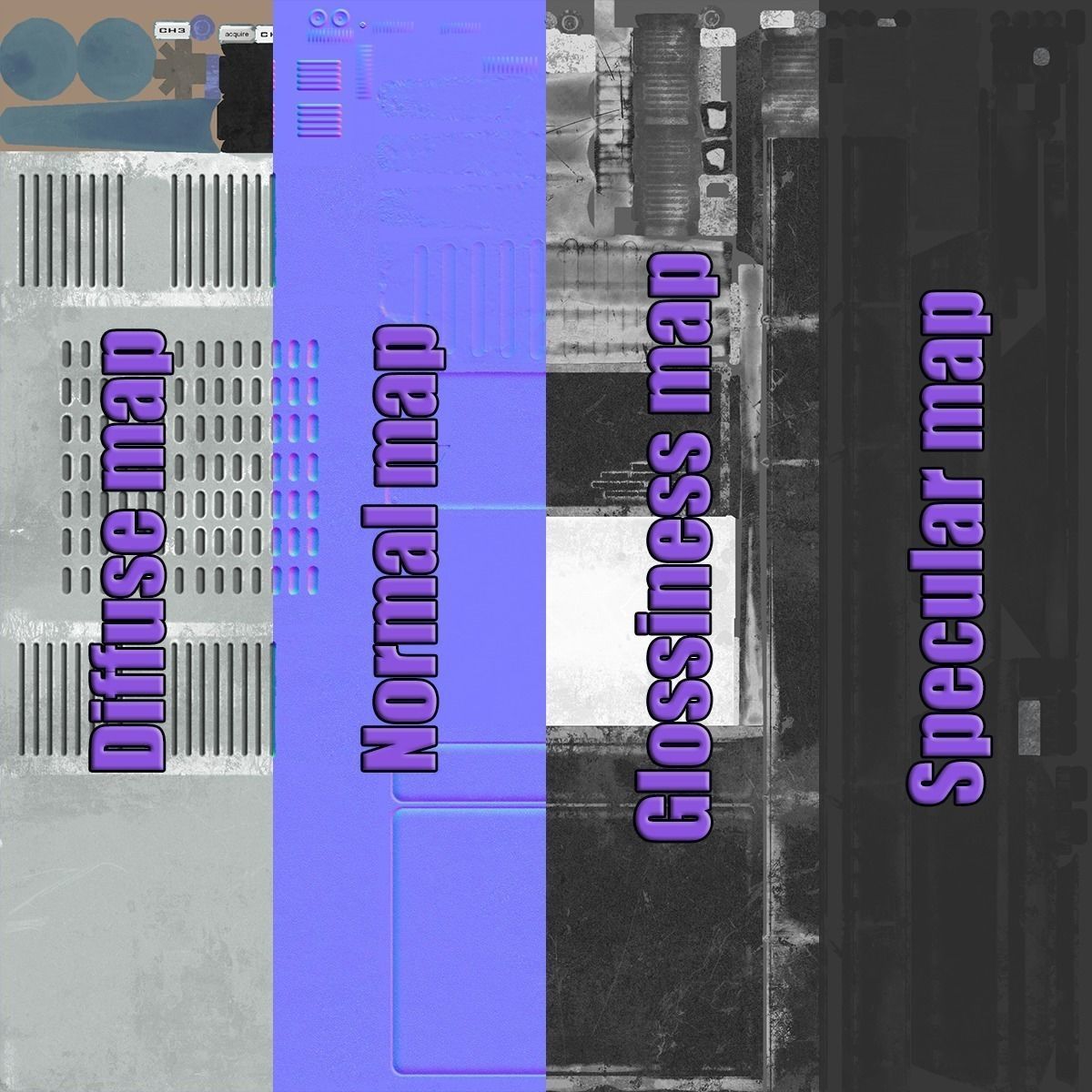 Waveform Generator Low Poly Low-poly 3D model_8