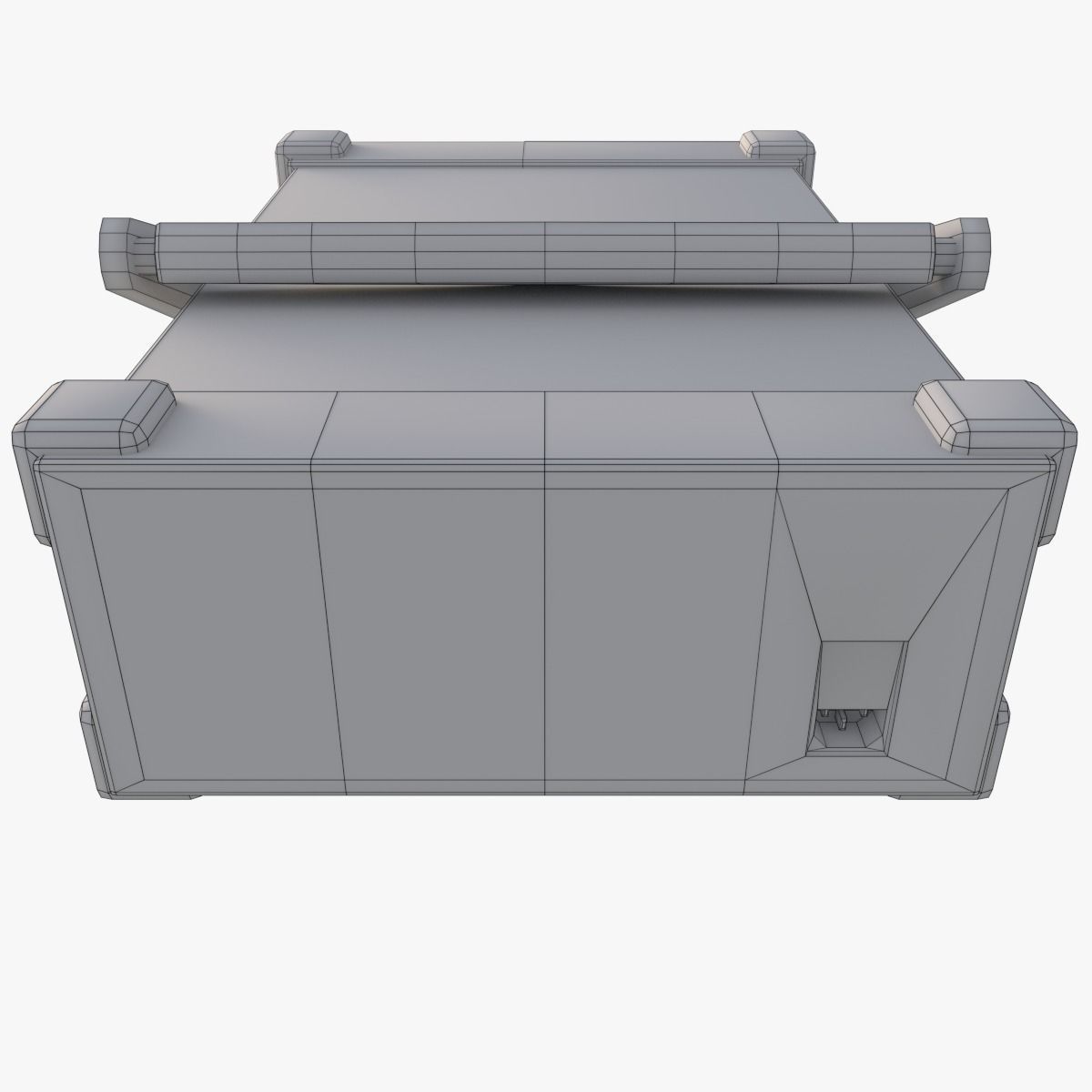 Waveform Generator Low Poly Low-poly 3D model_7