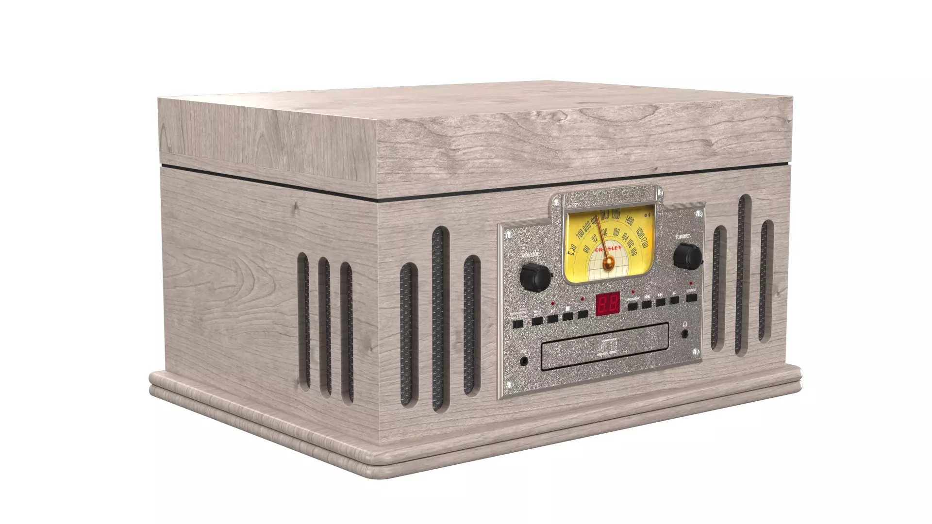 Musician 3-Speed Turntable 3D Model 3D model