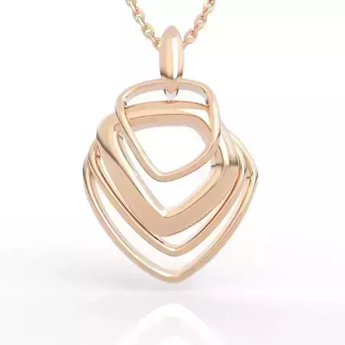 Exquisite Minimalist Tiered Pendant