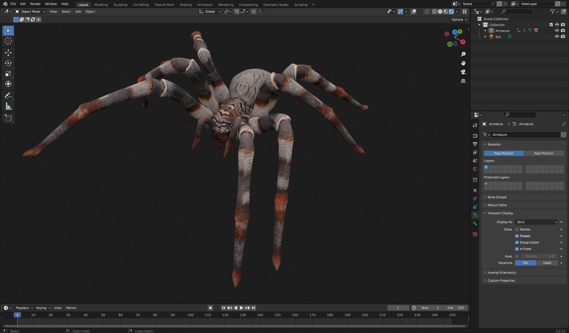 Spider-V1 3D model_17