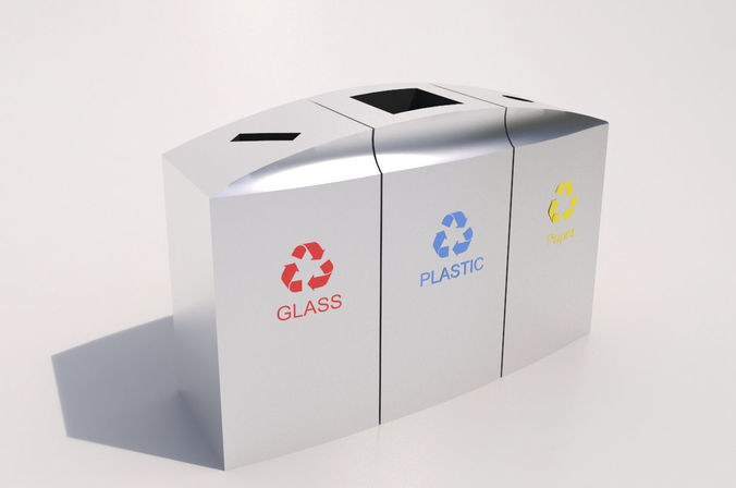 Recycle Bin-3 3D model