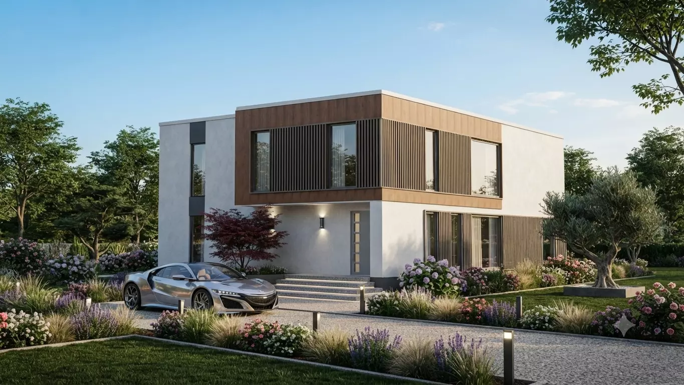 Modern House cottage 3D model