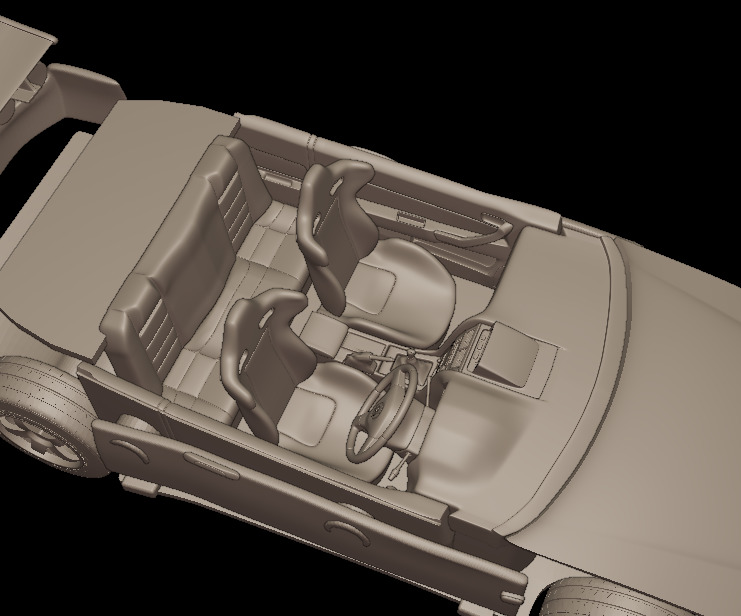 2002 NISSAN SKYLINE R 34 3D PRINT MODEL 3D print model_8