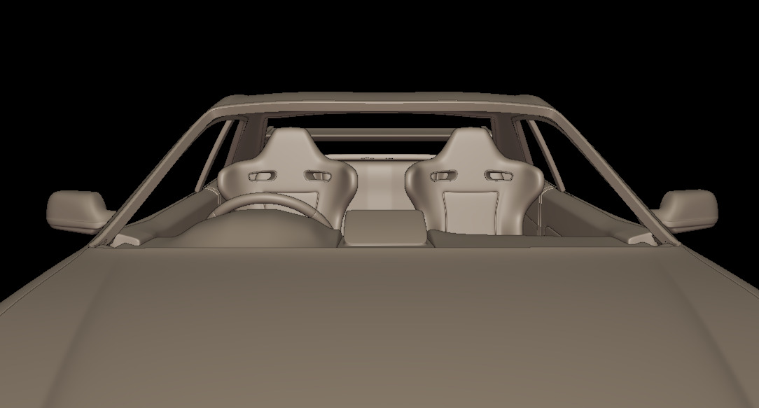 2002 NISSAN SKYLINE R 34 3D PRINT MODEL 3D print model_7
