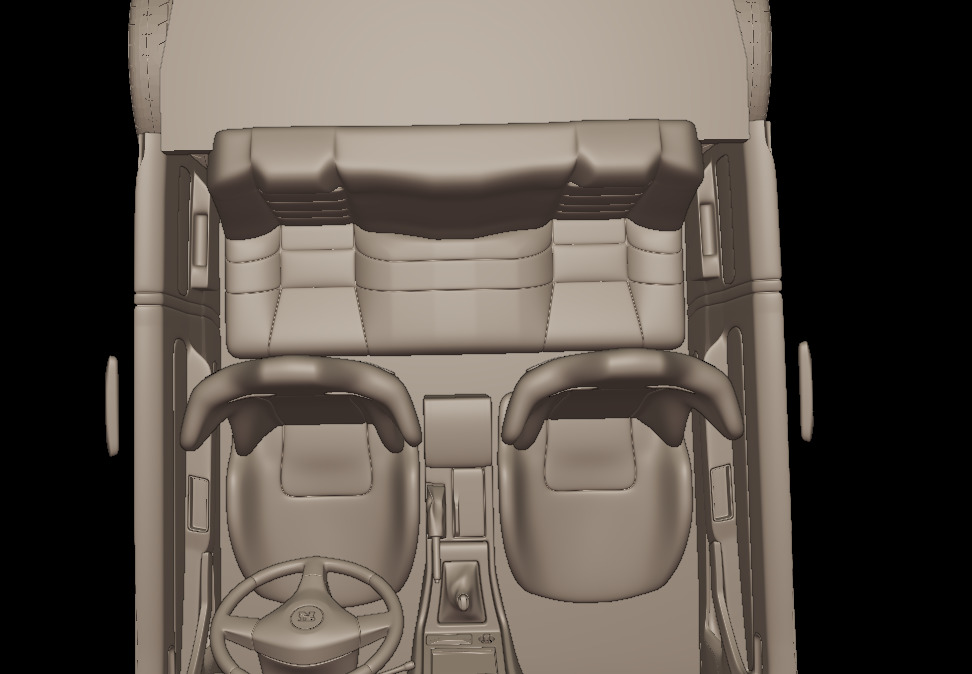 2002 NISSAN SKYLINE R 34 3D PRINT MODEL 3D print model_11