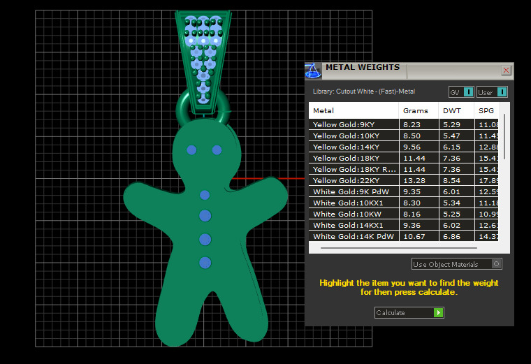 gingerbread man pendant 3D printable model   3D print model_6