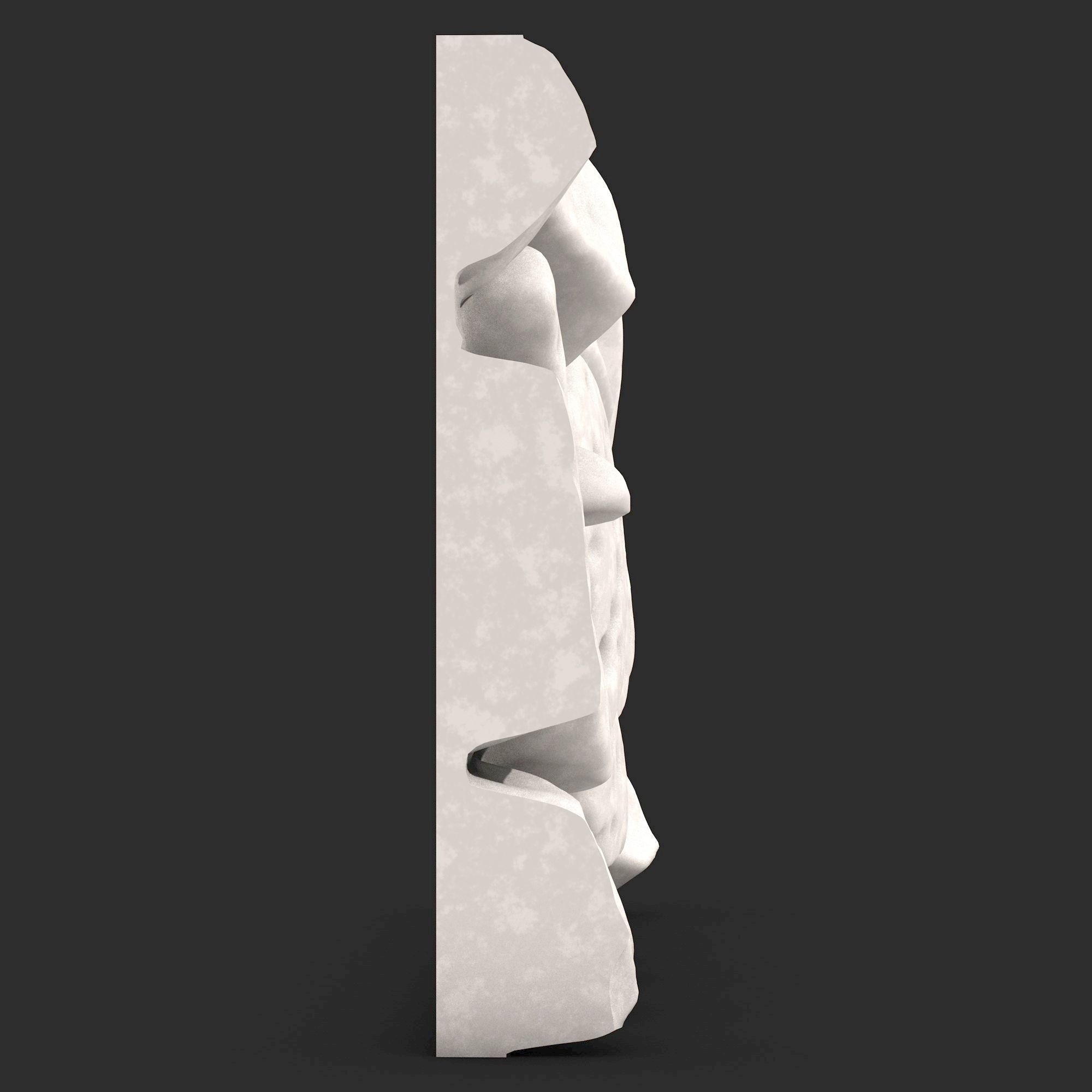 Stone Wall 001 3D print model_2