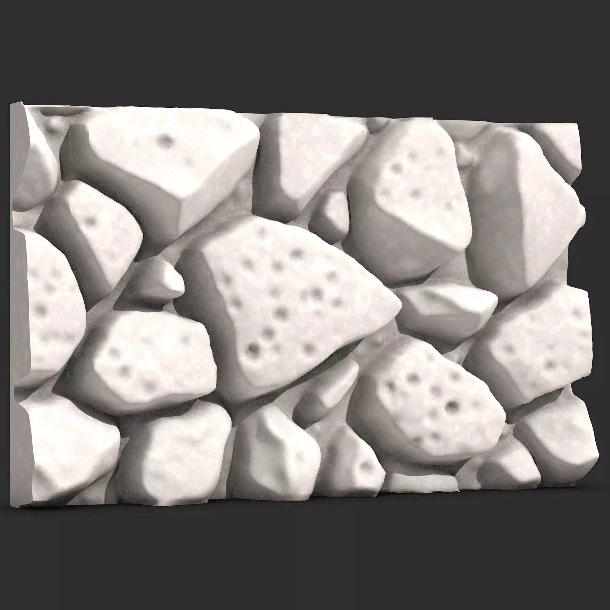 Stone Wall 001 3D print model_0