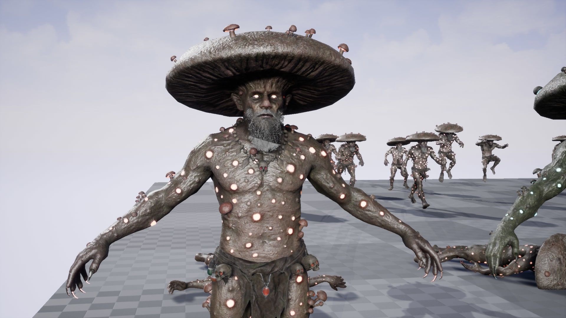 Fungal Monster Low-poly 3D model_22