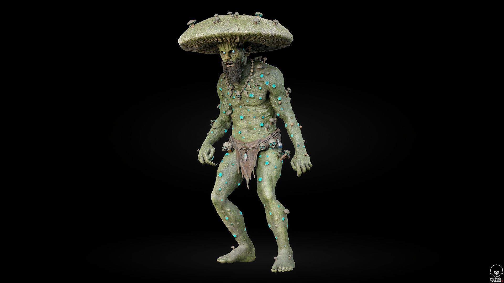 Fungal Monster Low-poly 3D model_19