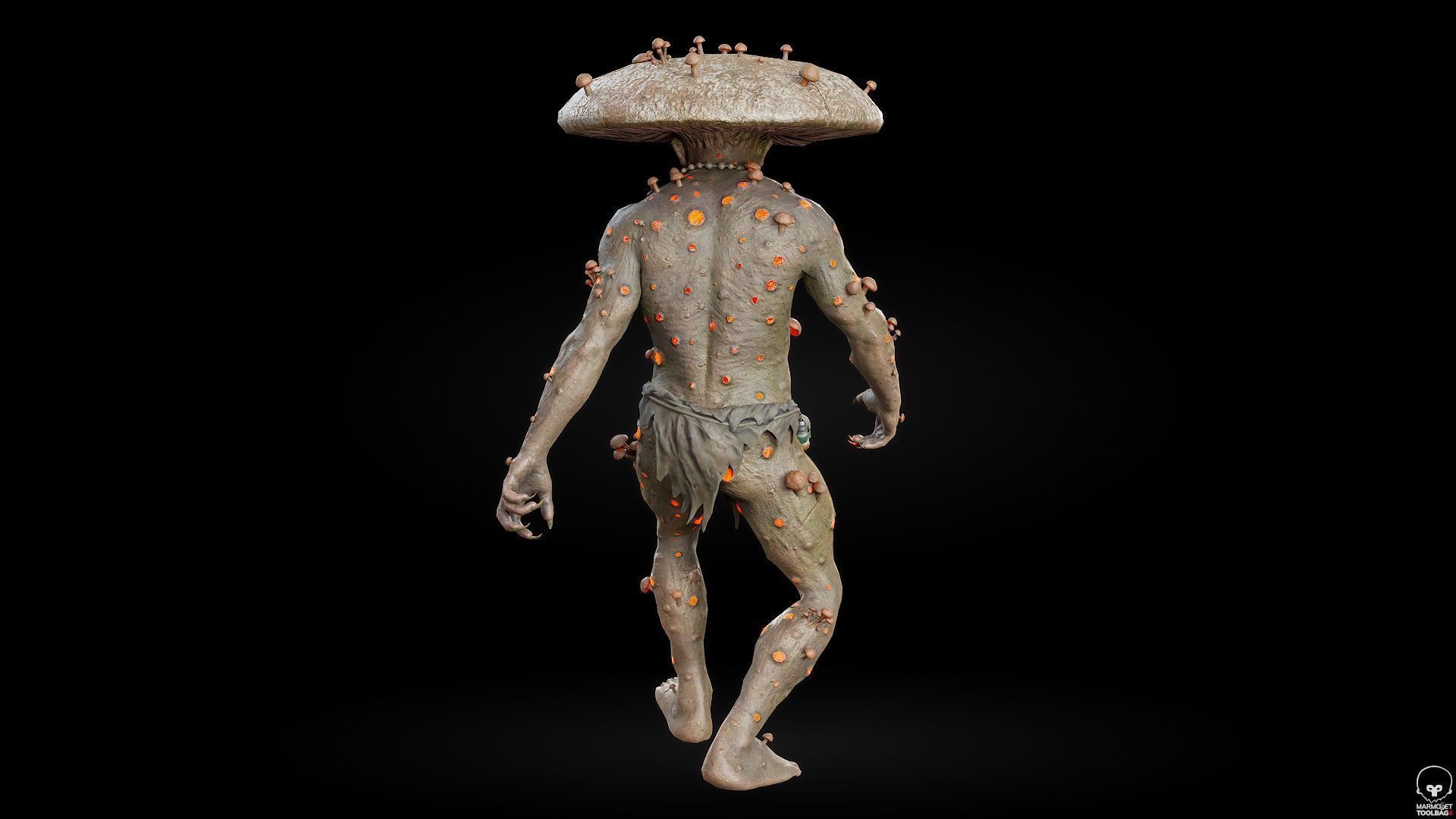 Fungal Monster Low-poly 3D model_18