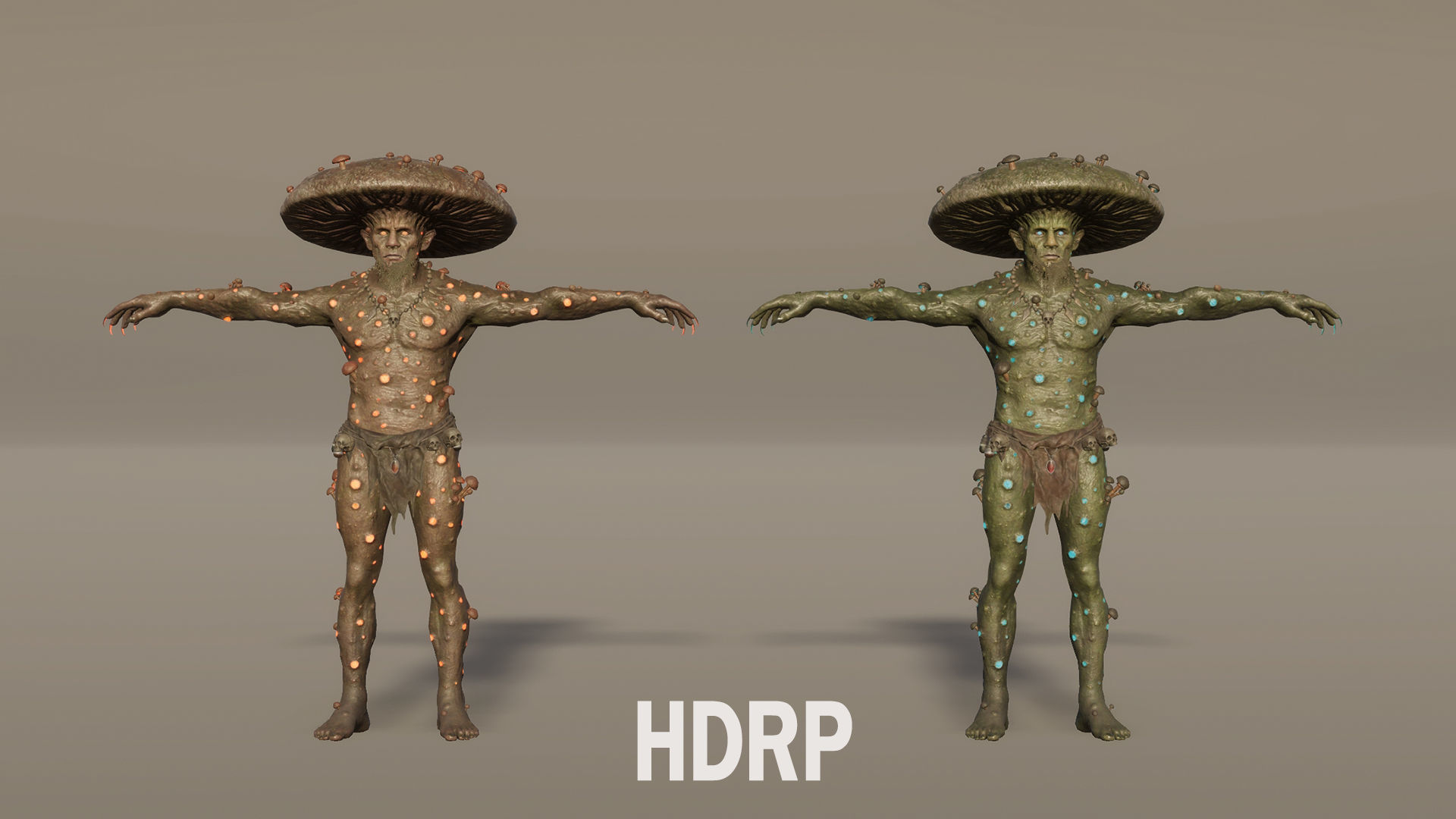 Fungal Monster Low-poly 3D model_29