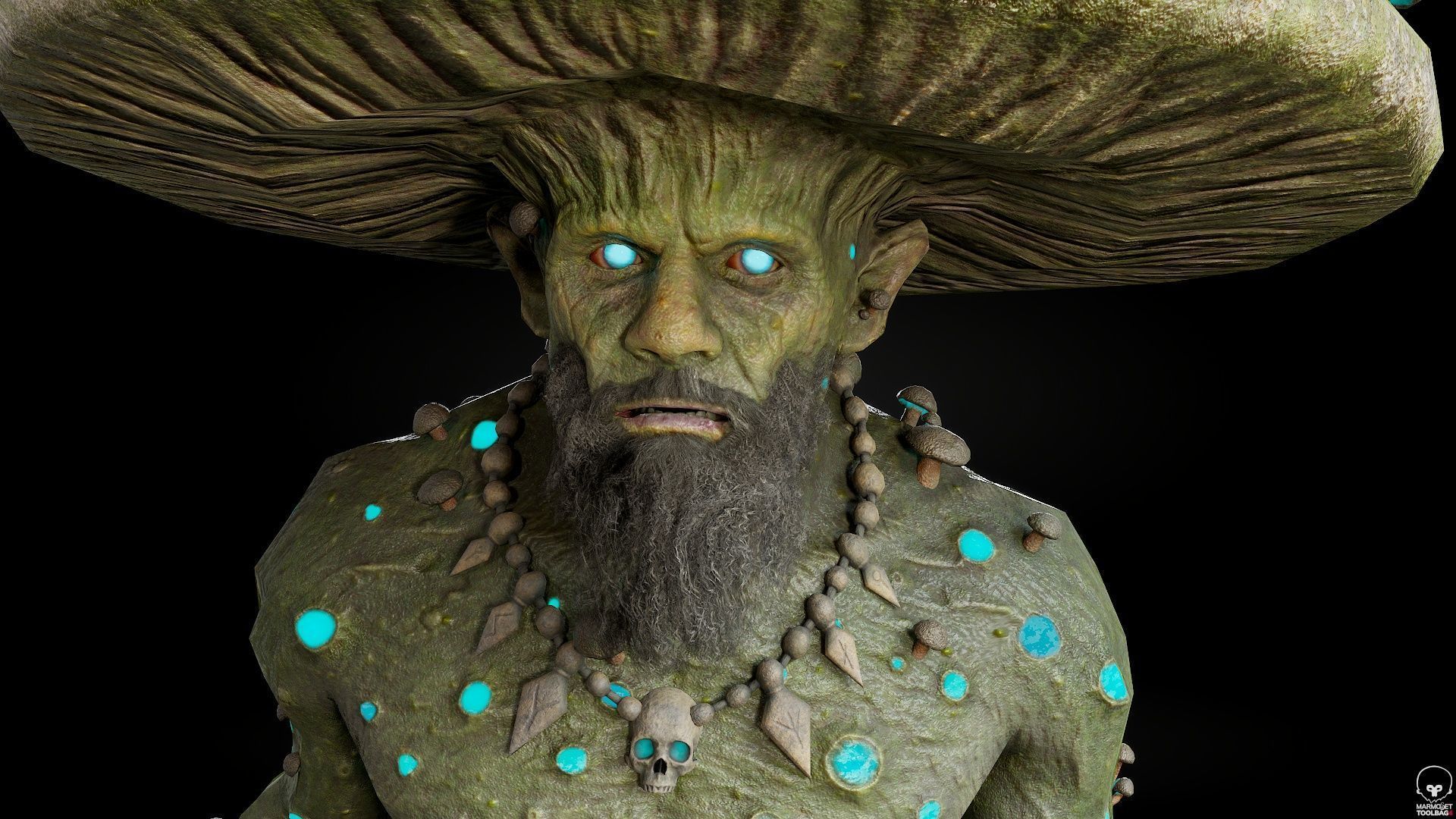 Fungal Monster Low-poly 3D model_21