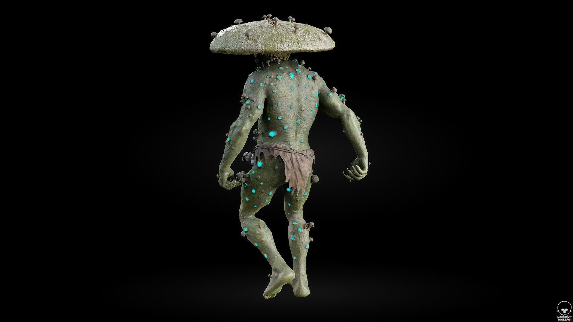 Fungal Monster Low-poly 3D model_10