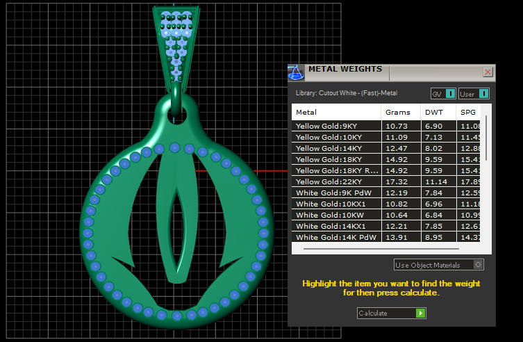 abstract emblem pendant 3D printable model 3D print model_6