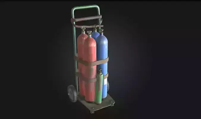 Gas Cylinder Cart  Industrial Mobility for Heavy-Duty Tasks