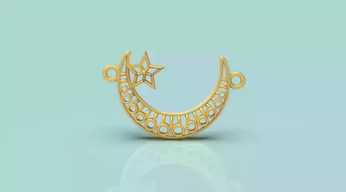Moon Star Bracelet - 006 3D print model