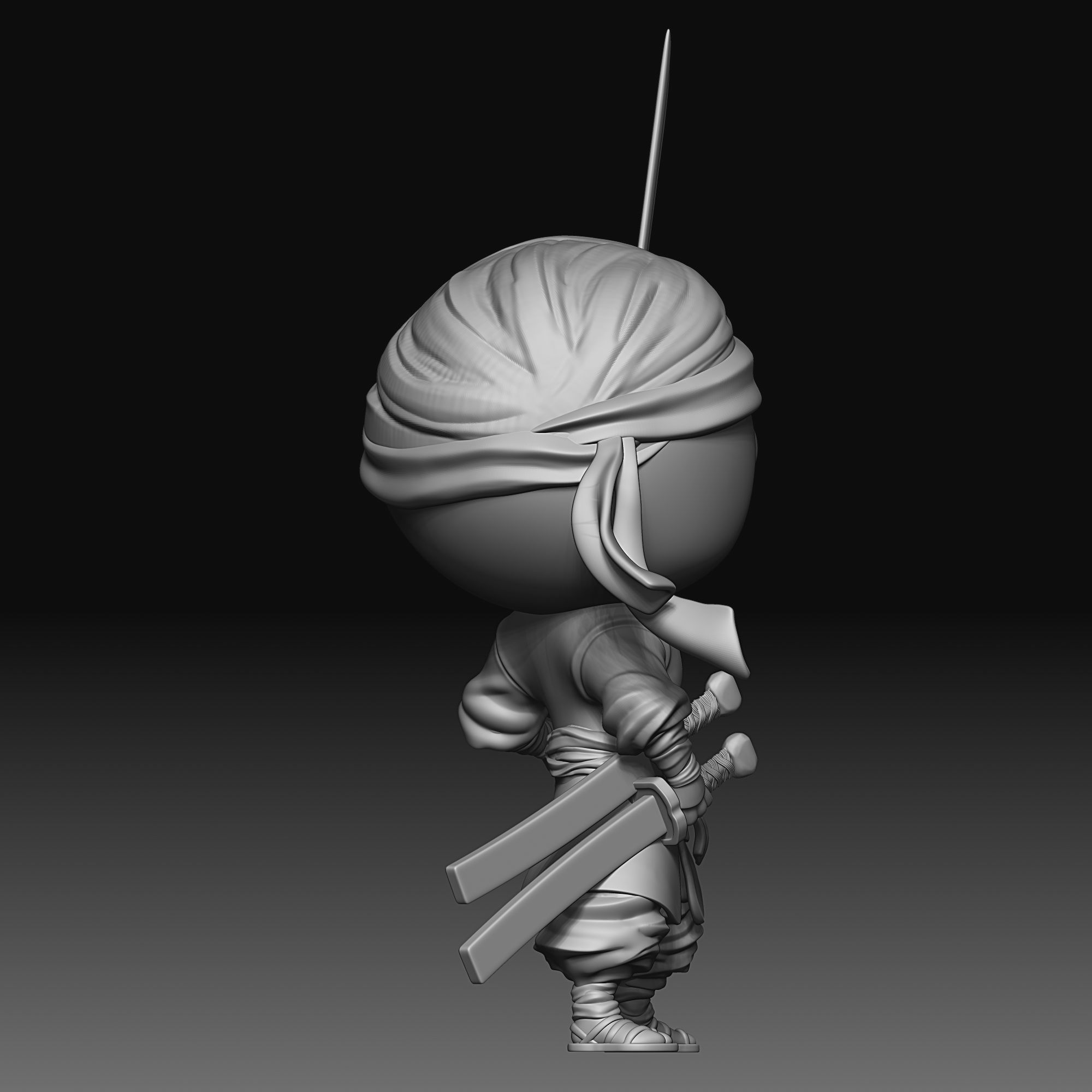 Samurai - chibi - 040 3D print model_6