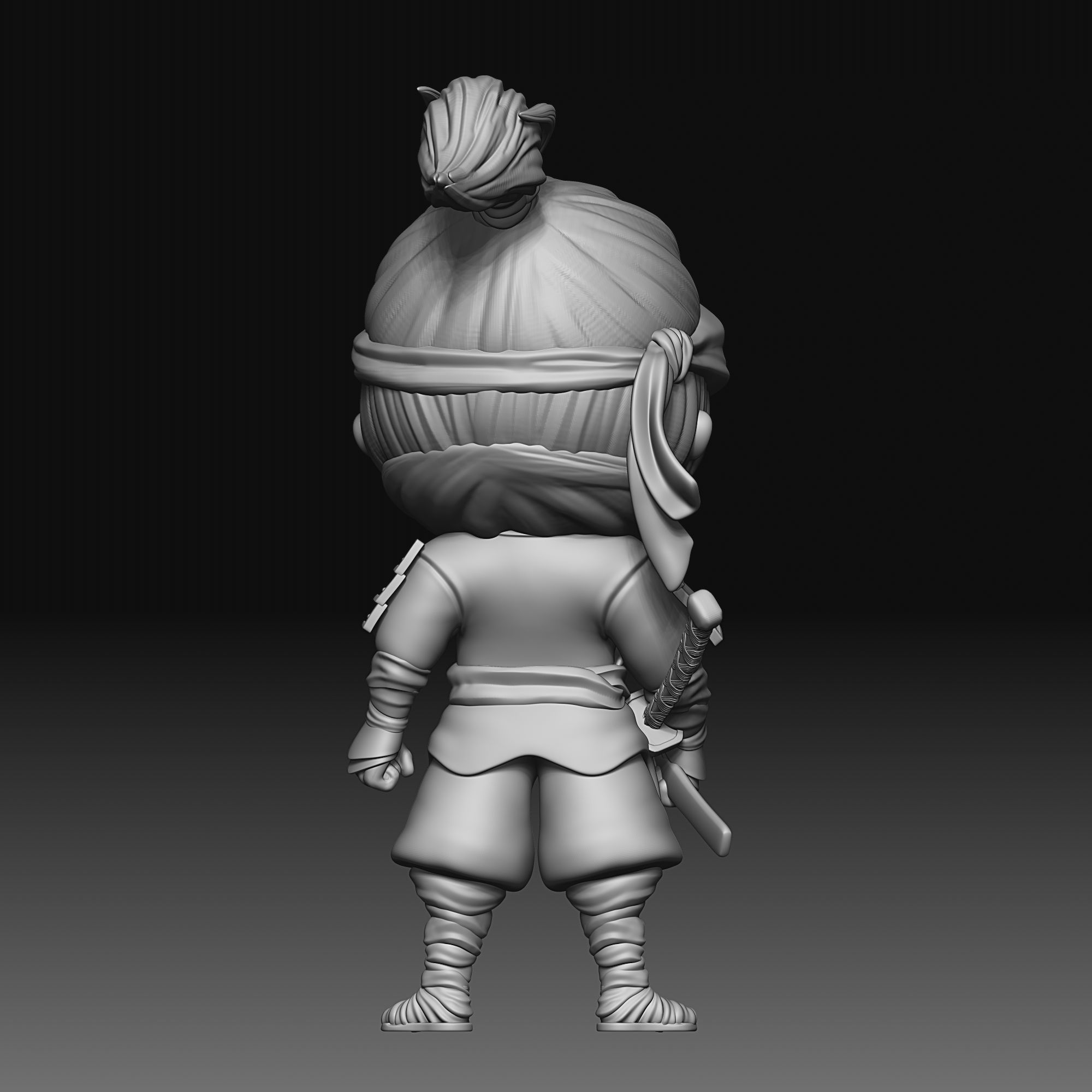 Samurai - chibi - 050 3D print model_5