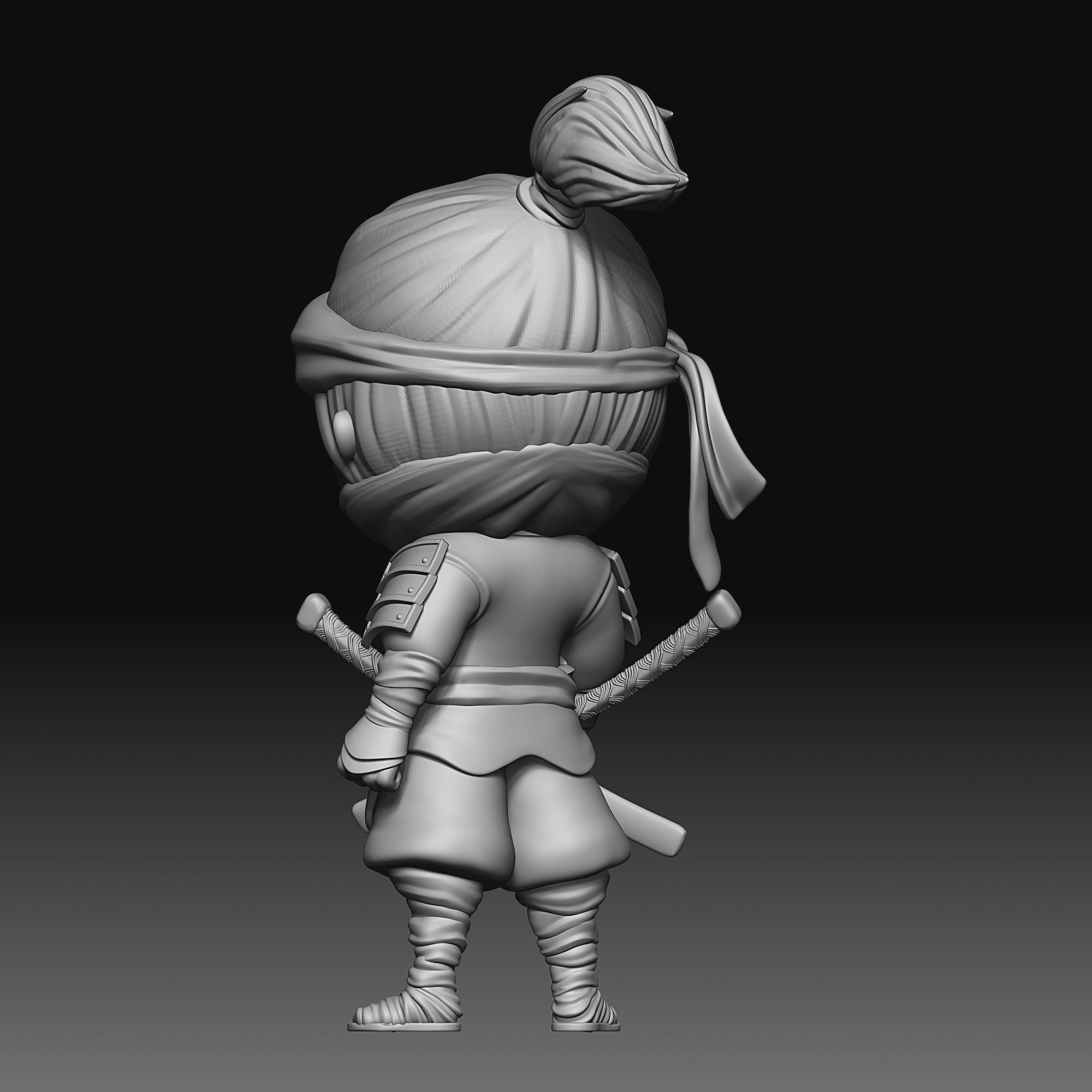 Samurai - chibi - 050 3D print model_4