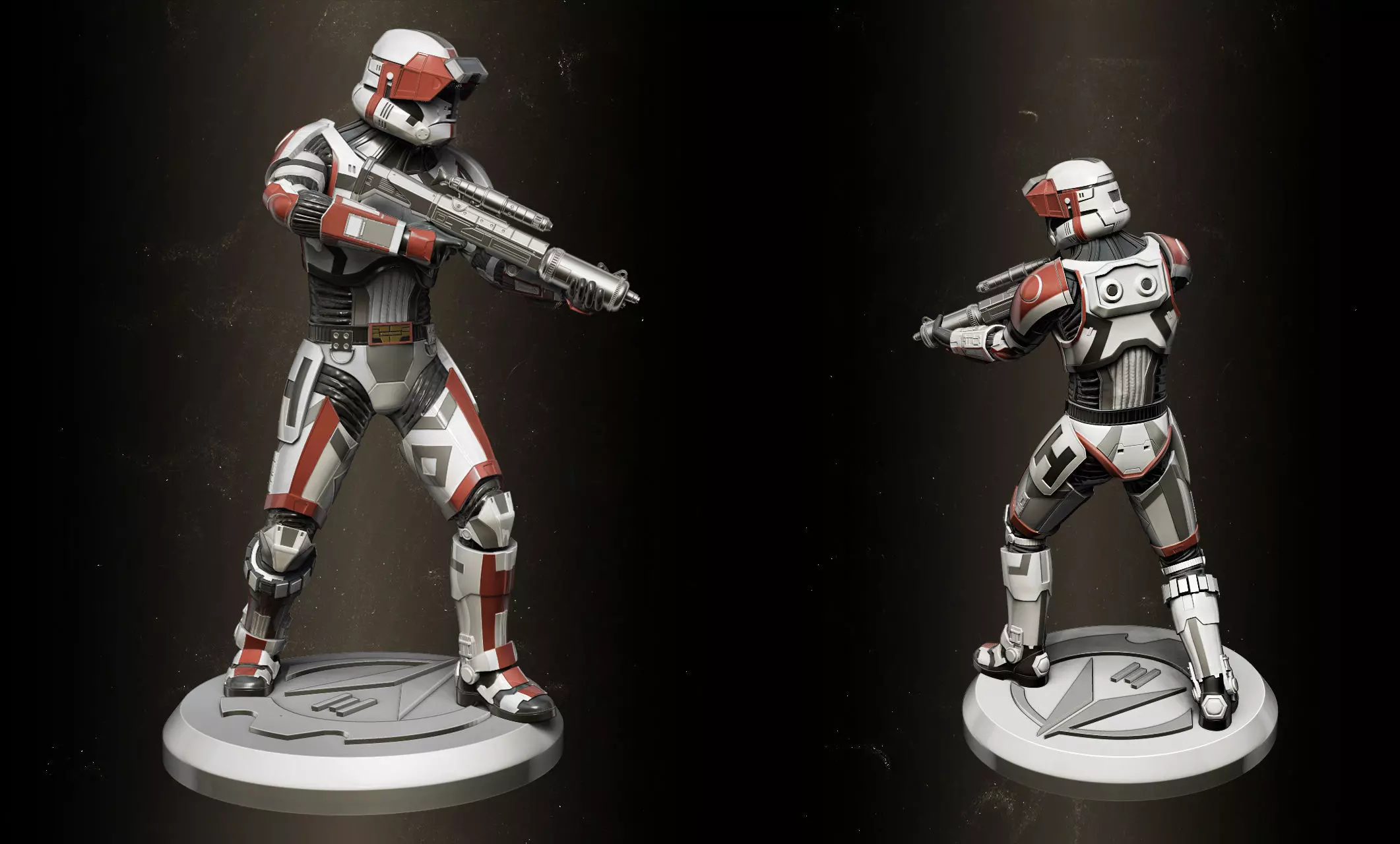Havoc trooper statue 3D print model