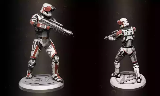 Havoc trooper statue
