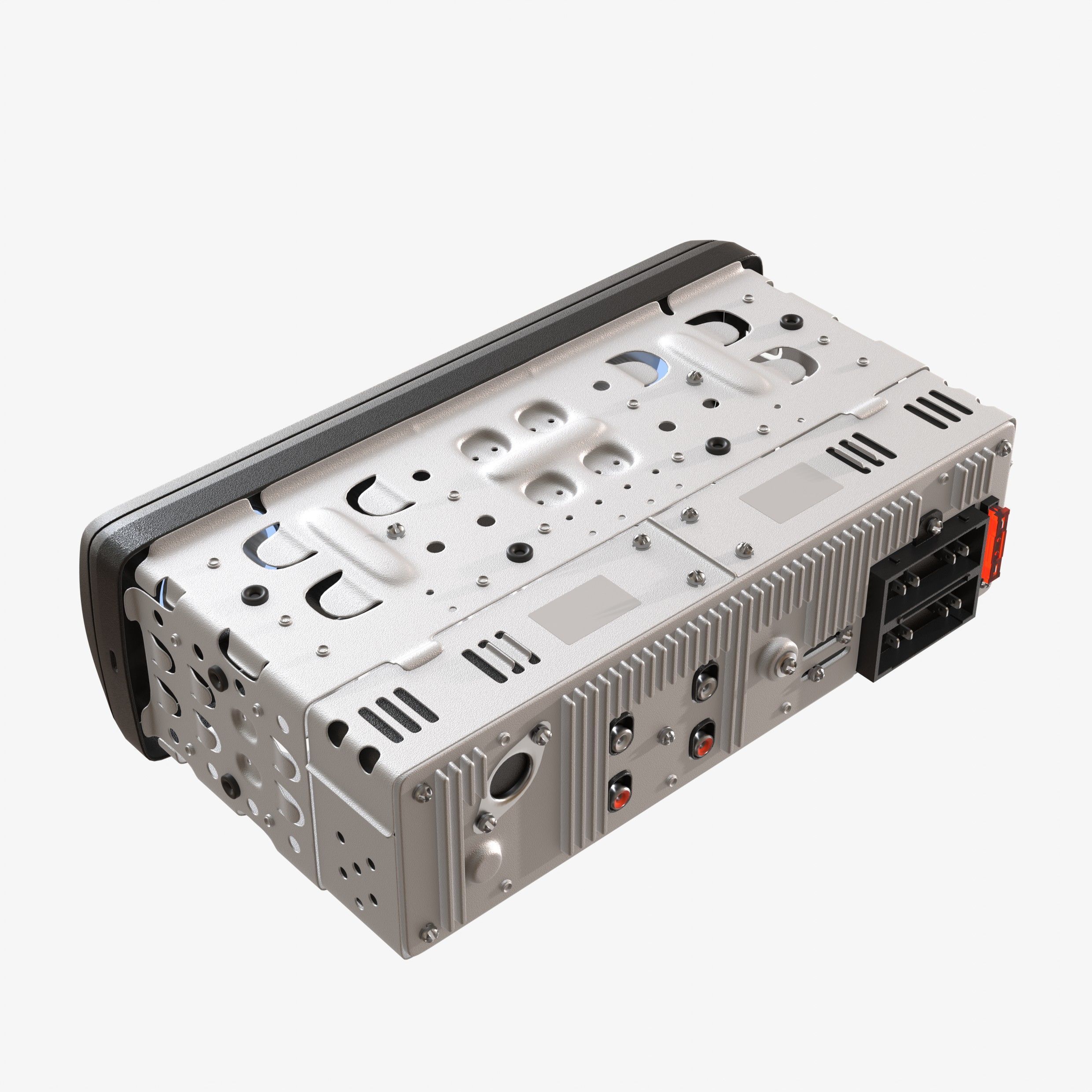 Car Radio 3D model_3