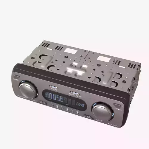 Car Radio 3D model