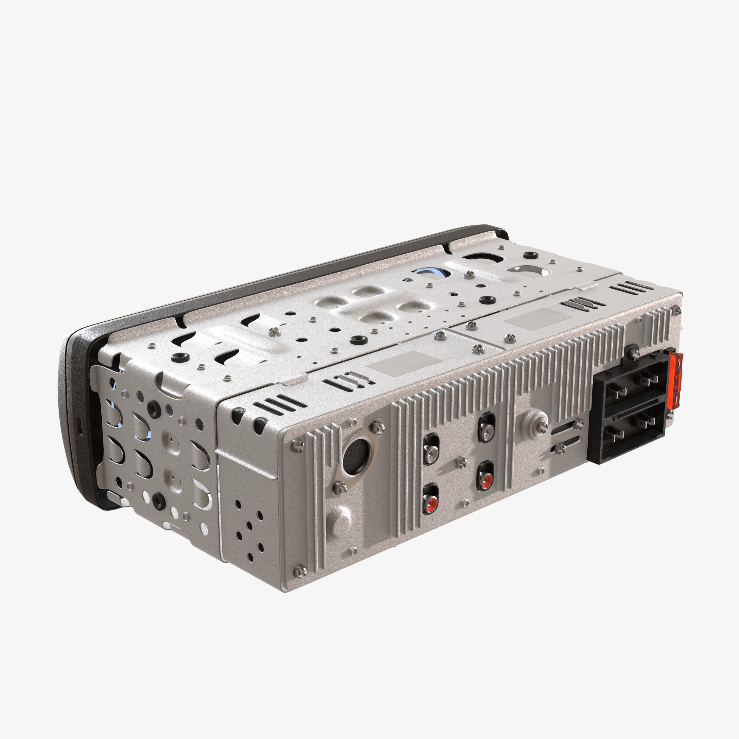 Car Radio 3D model_4