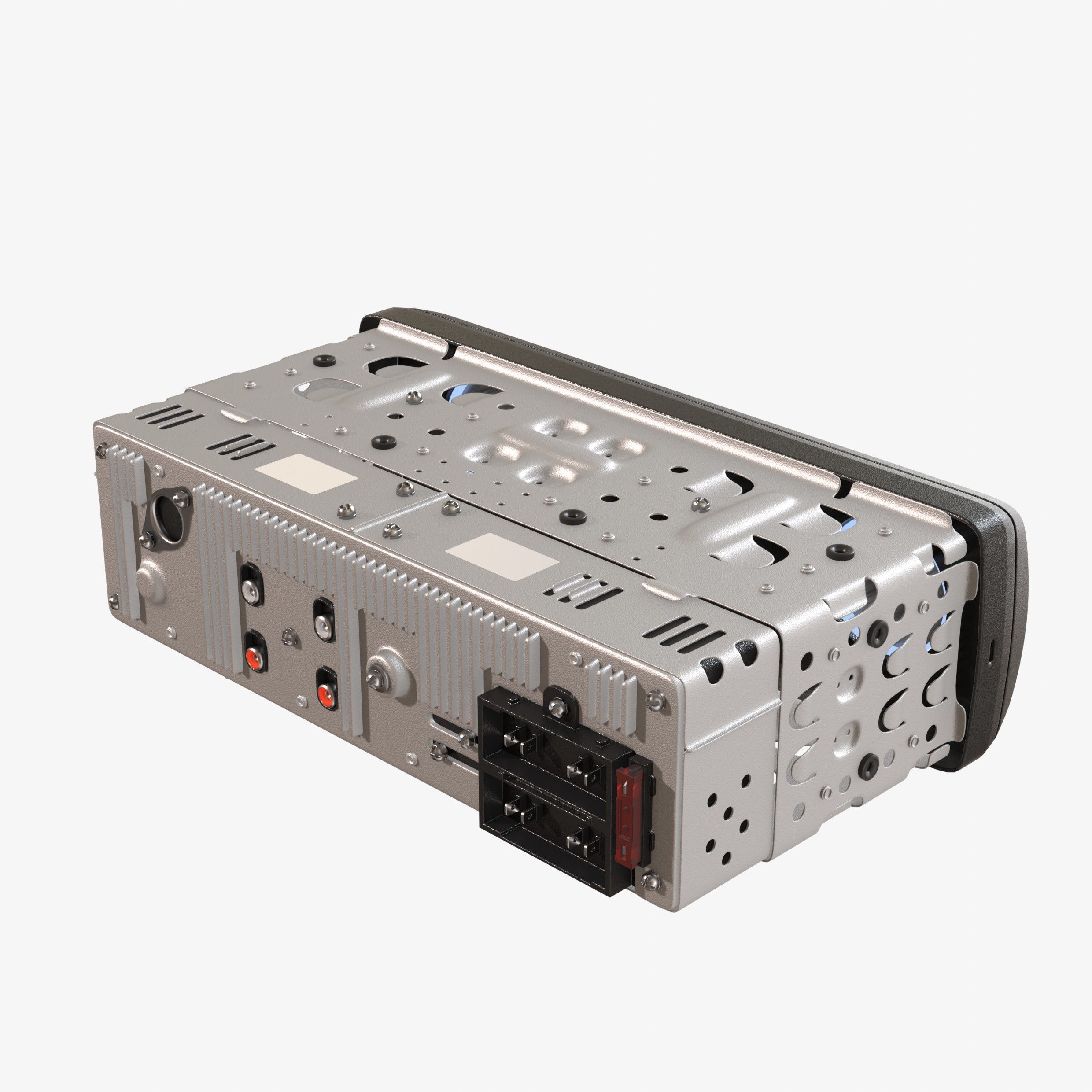 Car Radio 3D model_5