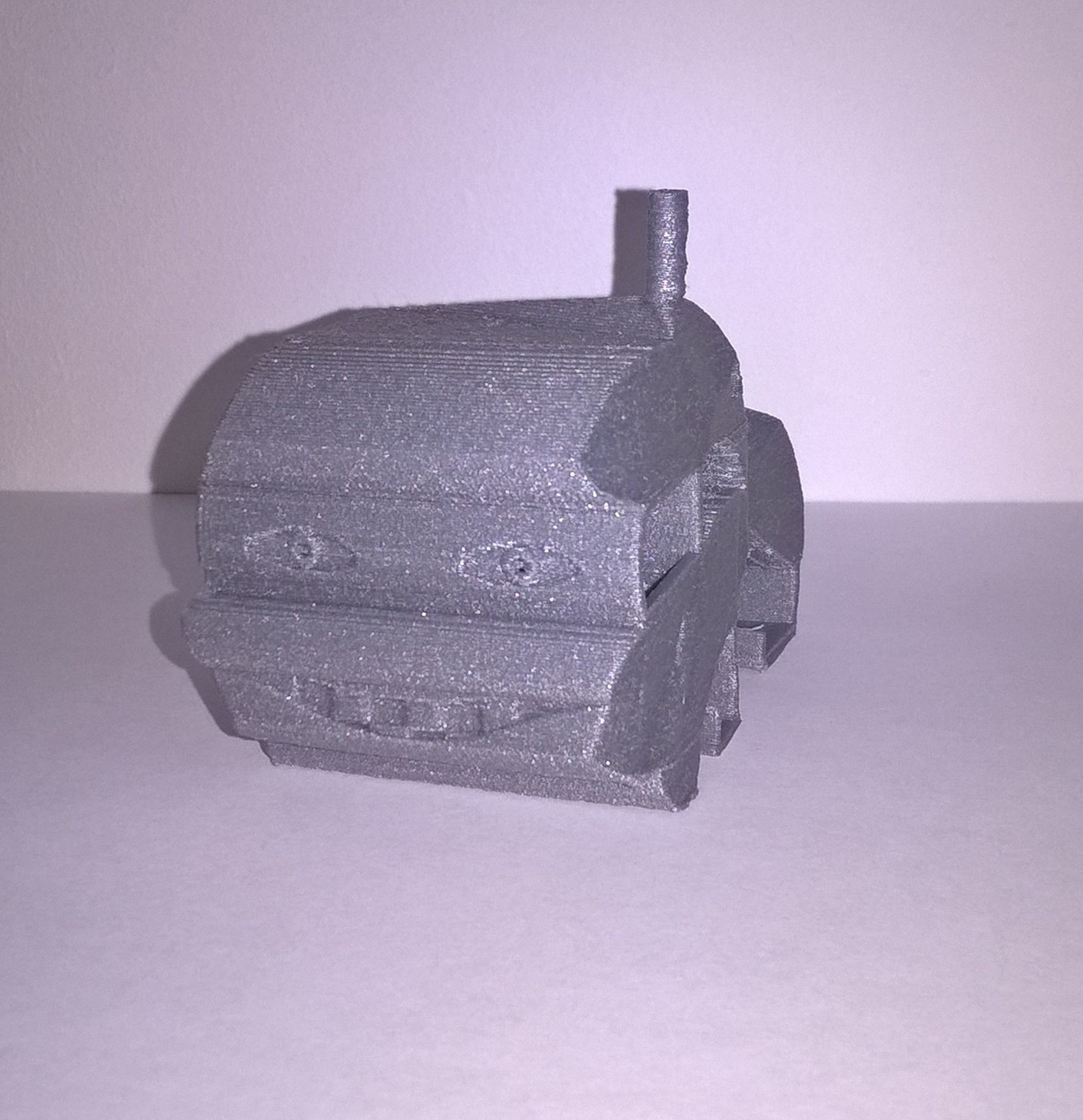 Truckapsuleur steam locomotive 3D print model_0