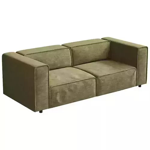 Modern Boxy Sectional Sofa