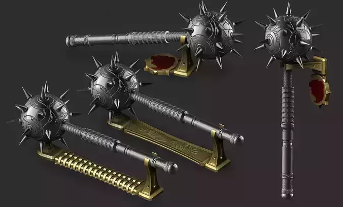 Hawkman stand for the Mace