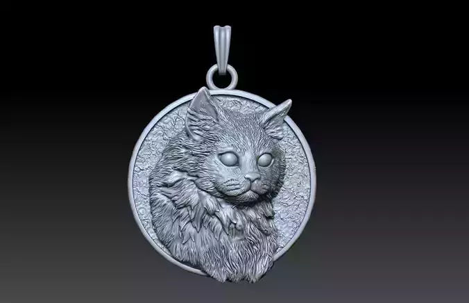 Cat Pendant M52