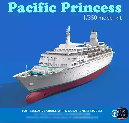 MS PACIFIC PRINCESS the Love Boat model kit