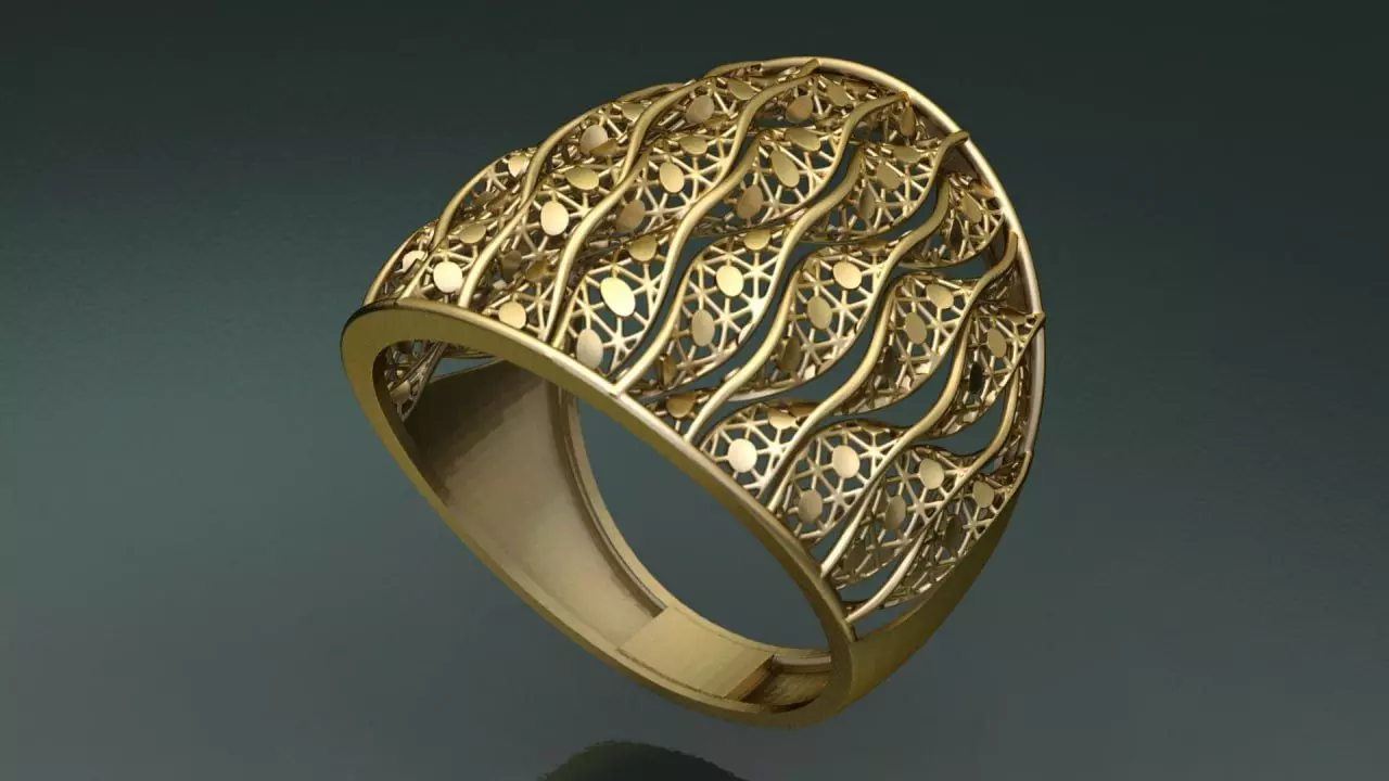 twisted surface fusion cut 3D print model_0