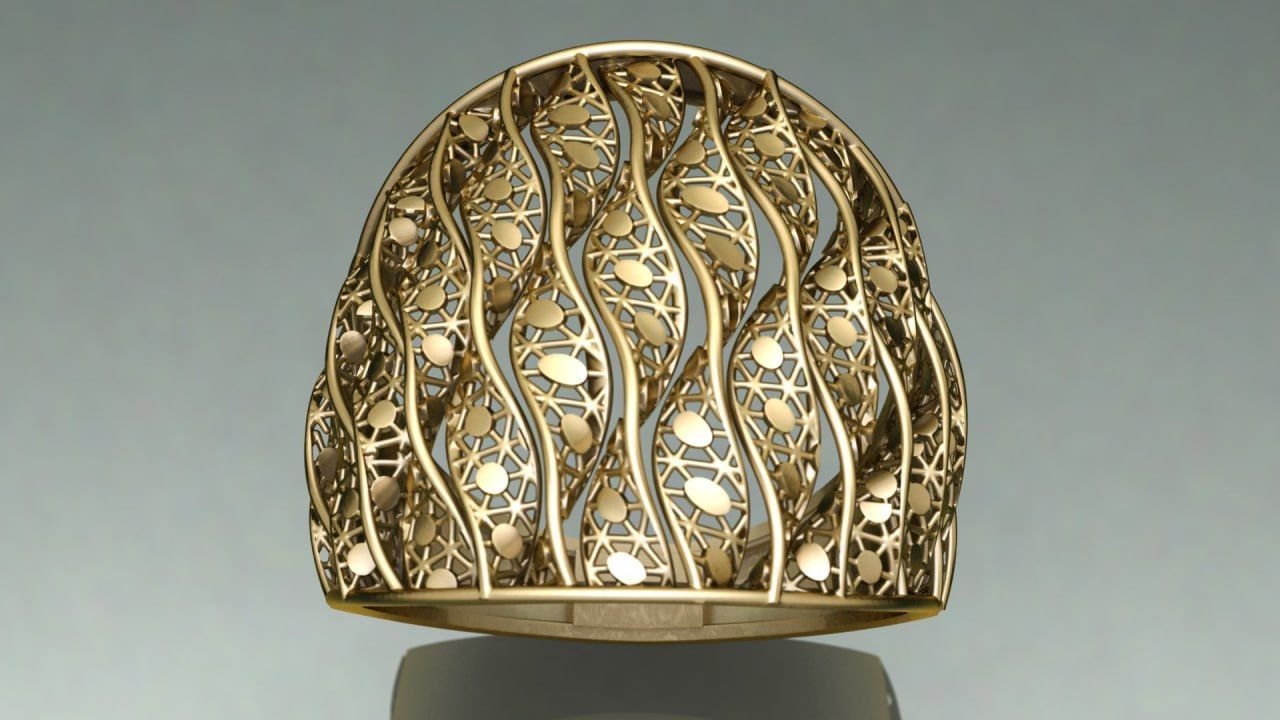 twisted surface fusion cut 3D print model_1