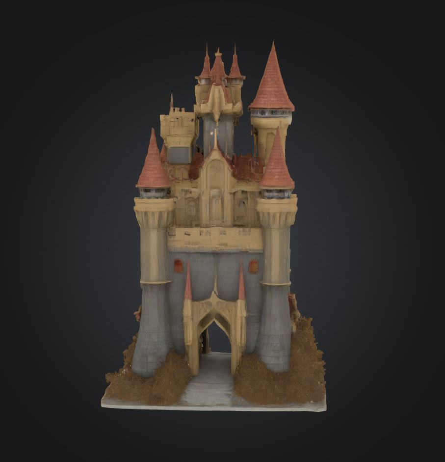 Medieval Castle DND Dice Tower - Medieval Castle Dice Tower 3D print model_3