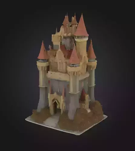 Medieval Castle DND Dice Tower - Medieval Castle Dice Tower 3D print model