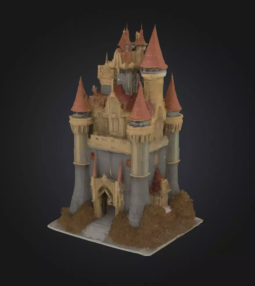Medieval Castle DND Dice Tower - Medieval Castle Dice Tower 3D print model_0