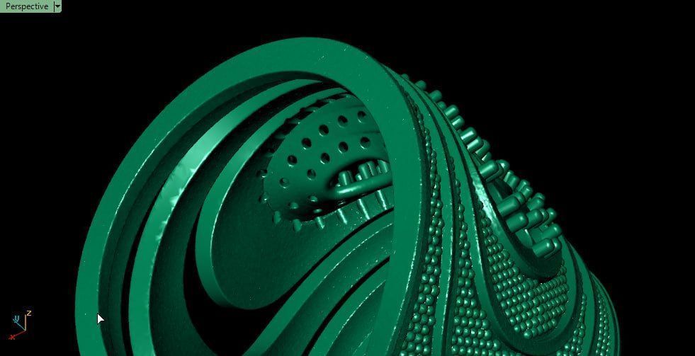 nonconcentric ellipses ring 3D print model_4