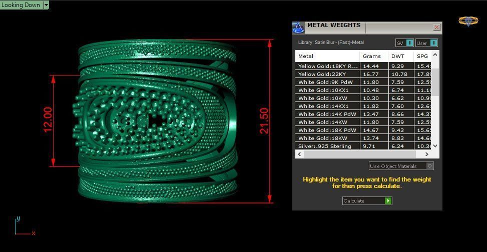 nonconcentric ellipses ring 3D print model_6