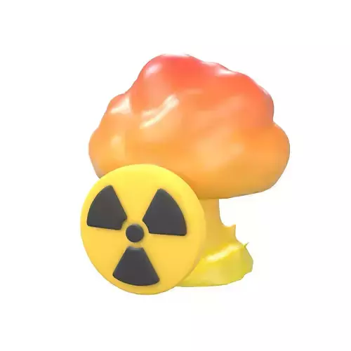 Nuclear Explosion Icon v1 004